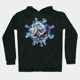 Coronavirus takes earth Hoodie